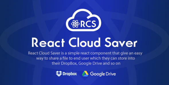 React Cloud Saver – Best React Component for File Sharing